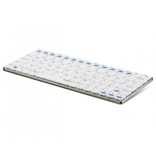 Клавиатура Rapoo E6300 белый беспроводная BT slim Multimedia