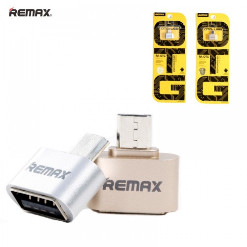 Адаптер переходник USB OTG microUSB REMAX (RA-OTG)