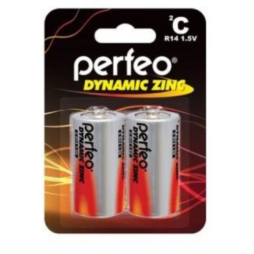 Батарейка Perfeo R14 C Dynamic Zinc 1.5V
