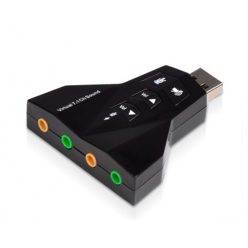 Звуковая плата KLSIN-2122 USB 2.0 3D Virtual 7.1