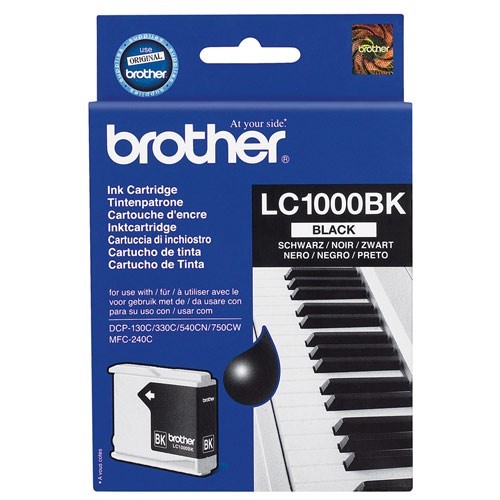Картридж Brother LC1000BK для DCP130C/330С, MFC-240C/5460CN, 500 стр.