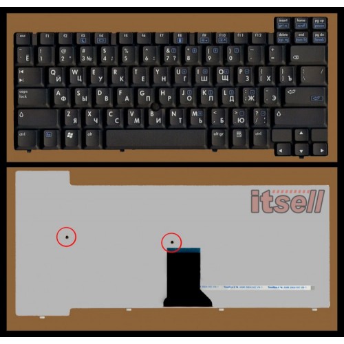 Клавиатура для Ноутбука HP NC6000  (344391-B31)
