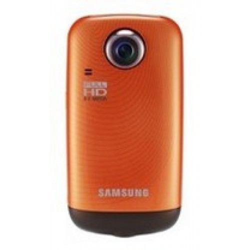 Видеокамера  Samsung HMX-E10 оранжевый 8.0Mpix 1x zoom 2.7