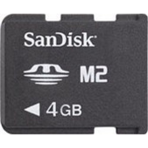 Память Flash Card 4ГБ Memory Stick Sandisk Micro M2 (SDMSM2M-004G-B35)