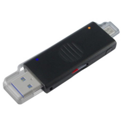 Устройство чтения Flash-карт OTG / USB 3.0 Card Reader and Power & Sync KeyChain Adapter (FG-UCR01A-