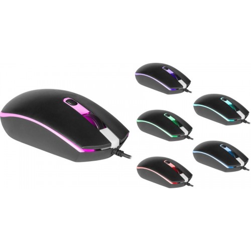 Мышь Defender Dot MB-986 7цветов,4D,1000/1600dpi (529860)