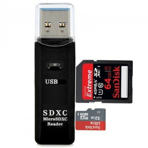 Устройство чтения Flash-карт KLSIN-229 SD SDHC SDXC USB 2.0