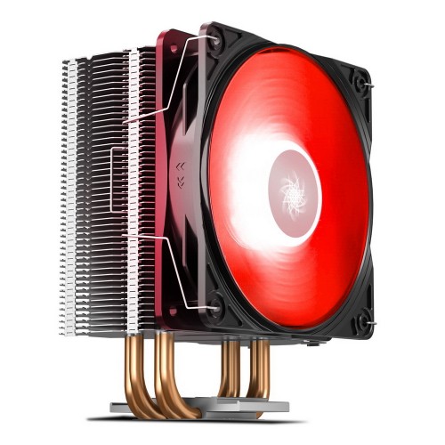 Вентилятор для процессора DeepCool GAMMAXX 400 V2 RED for IntelLGA1700/1200/1151/1150/1155, for AMD