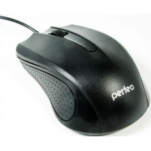 Мышь Perfeo RAINBOW, 3 кн, USB, чёрная PF_3439