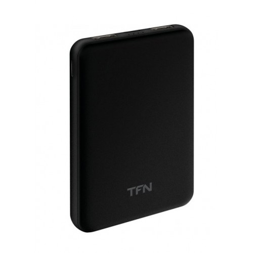 Мобильный аккумулятор TFN Porta5 black портативный, 5000 мА*ч, 5 В, USB, индикация заряда