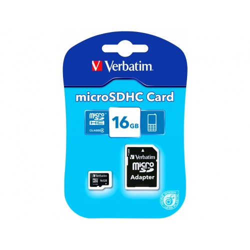Память Flash Card16ГБ SD Verbatim SDHC class 4