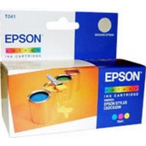 Картридж EPSON C62 цветной T041 [EPT41040]